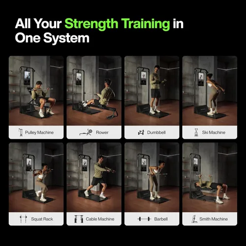 Miniatura 6 de Speediance Gimnasio en casa, máquina Smith multifuncional inteligente alimentada por IA para entrenamiento de fuerza de cuerpo completo