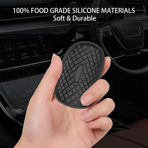 Miniatura 6 de ME.FAN Posavasos para Coche [Paquete de 4] Posavasos de Silicona para Coche/Tapetes para Tazas, Accesorios para Interior de Coche Antideslizantes