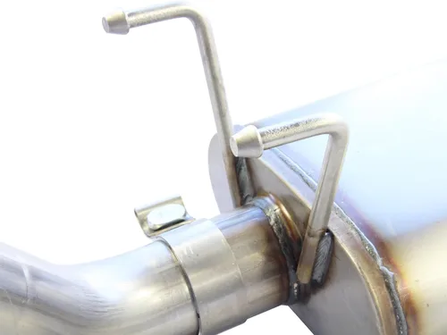 Miniatura 2 de aFe (49-46004) Sistema de escape de acero inoxidable 409 de 2.5 pulgadas con punta pulida de acero inoxidable 304 para Toyota Tacoma L4 2.4L/2.7L