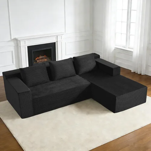 Miniatura 9 de Nigoone Sofá cama plegable de espuma viscoelástica con cojín, silla reclinable, sofá cama individual convertible para invitados, futón, funda Azul