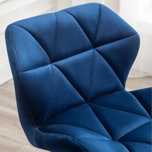 Miniatura 8 de Roundhill Furniture Eldon Diamond - Silla de oficina giratoria ajustable con diseño capitoné, color gris y azul