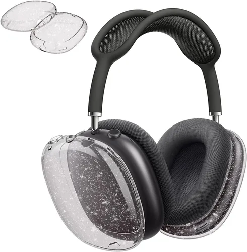 Miniatura 34 de Aircawin Funda transparente para AirPods Max, funda transparente a prueba de golpes para Airpods Max, funda protectora de TPU suave antiarañazos,