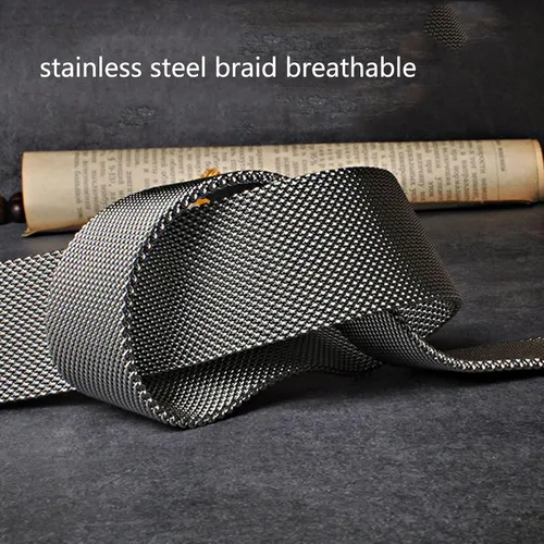 Miniatura 3 de Cinturón para hombre, cinturón de metal 3D con letras huecas automáticas con hebilla de acero inoxidable