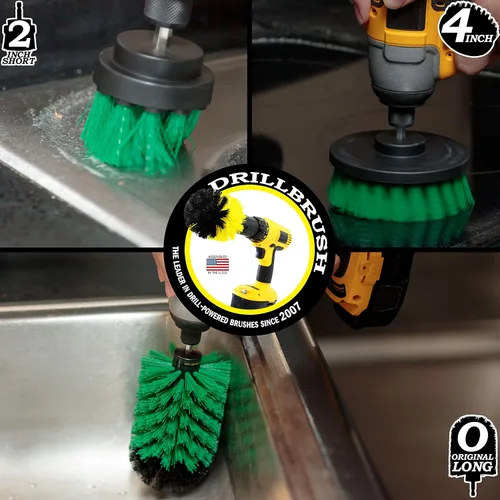 Miniatura 2 de Useful Products - Juego de cepillos limpiadores de horno Drillbrush - Juego de cepillos de limpieza de cocina - Accesorios de cocina - Accesorio