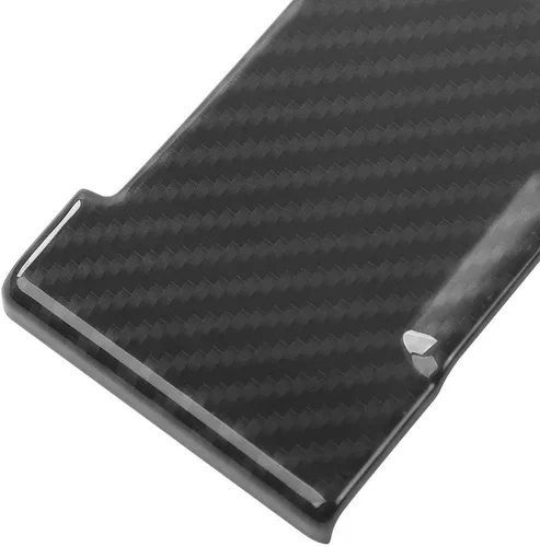 Miniatura 6 de Voodonala para Ford F150 2015-2020 Ribete de salida eléctrica central de fibra de carbono negro con tapa para encendedor para Ford F150 2015-2020