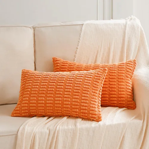 Miniatura 60 de Fancy Homi - Paquete de 2 fundas de almohada decorativas estilo bohemio de 16 x 16 pulgadas para sala de estar, sofá, cama, funda de cojín cuadrada