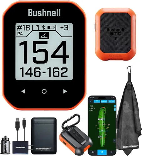 Miniatura 17 de Bushnell Golf Phantom 3 Slope GPS Handlheld (negro) Más de 38,000 campos, compensación de pendientes, información de peligro, calculadora