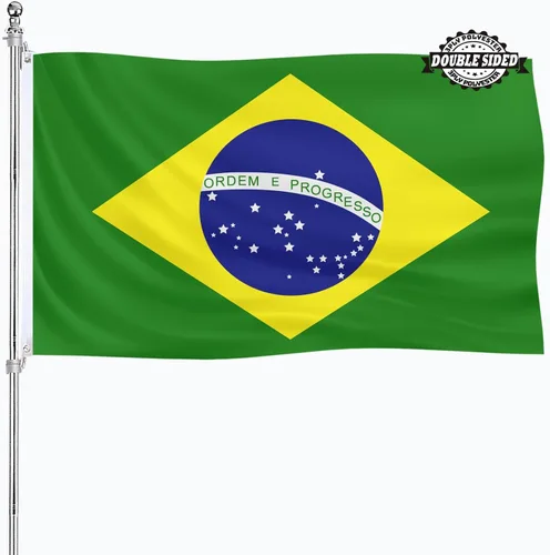 Miniatura 11 de Bandera albanesa de Albania 3x5 doble cara para exteriores, banderas nacionales del país de alta resistencia de 3 capas de poliéster con 2 ojales
