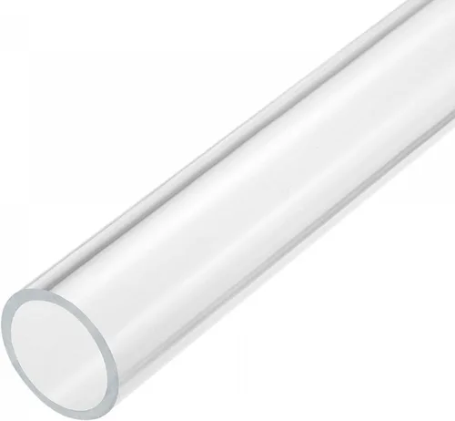 Miniatura 8 de MECCANIXITY Tubo acrílico transparente rígido redondo tubo 44mm (1.7") ID 50mm (2") OD 14" para lámparas y linternas, sistema de refrigeración por