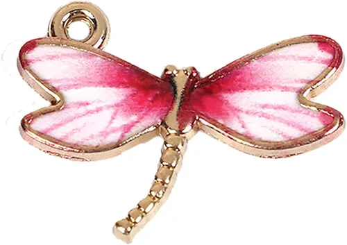 Miniatura 3 de Mossy - Abalorio de cabina esmaltado y dorado para pulseras de abalorios grandes