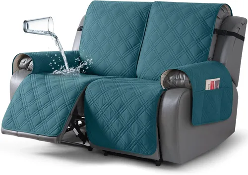 Miniatura 47 de TAOCOCO Fundas para Sillón de Dos Plazas Reclinable 100% Impermeables, Fundas Divididas para Loveseat Reclinable, Funda Antideslizante para Sofá