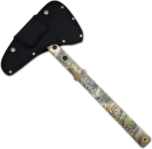 Miniatura 6 de Snake Eye Tactical Hacha de lanzamiento Tomahawk - Hacha táctica con funda y hacha de lanzamiento de competencia (camuflaje)