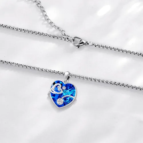 Miniatura 154 de Collar de alas de ángel de plata de ley 925, ángel de la guarda, enfermera RN caduceo, dije de ángel de cristal, joyería de regalo para mujer