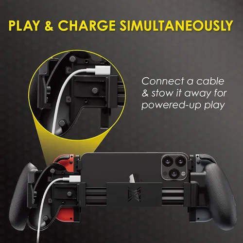 Miniatura 5 de MOBILEGAMINGCORPS MGC PROTEUS Transforming 3-in-1 Grip for Switch Joy-Con, iPhone Mobile Gaming Controller