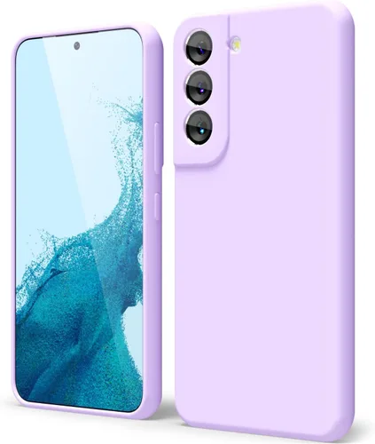 Miniatura 307 de oakxco Funda para teléfono Samsung Galaxy S21 Ultra con agarre de silicona líquida, bonita funda delgada y delgada de goma suave de TPU lisa