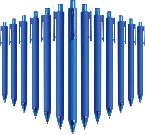 Miniatura 12 de CRYLLIS Bolígrafos a granel, paquete de 50 bolígrafos para bolígrafos de tinta negra, escritura suave, sin manchas, suministros de oficina, regalos