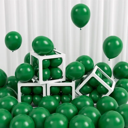 Miniatura 12 de FOTIOMRG 120 globos negros de 5 pulgadas, pequeños globos de látex para fiesta, calidad de helio para cumpleaños, graduación, baby shower, día