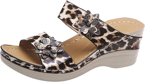 Ladmiple - Sandalias ortopédicas planas y cómodas para mujer, con soporte de arco, sandalias ortopédicas de verano, lindas sandalias para caminar