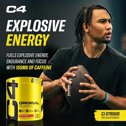 Miniatura 6 de Paquete de preentrenamiento y BCAA de Cellucor, polvo Original C4 de preentreno, ponche de frutas, 30 porciones + XTEND BCAA en polvo, ponche
