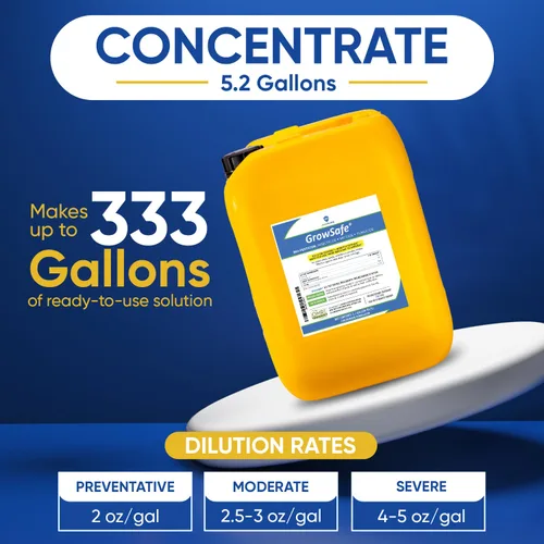 Miniatura 4 de AgroMagen, GrowSafe Bio-Pesticida, Miticida, Fungicida e Insecticida Orgánico y Natural (5.2 Gal)