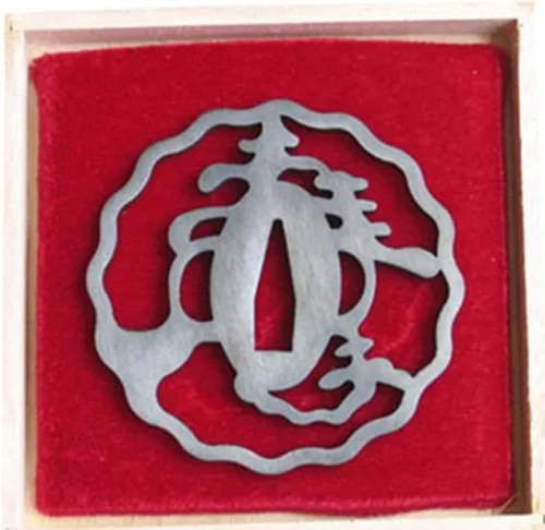 Miniatura 4 de Handmade Sword - Espada Samurai de aleación de hierro Tsuba, con caja de madera, para espadas Katana Wakizashi iron alloy tsuba hand guard, choose