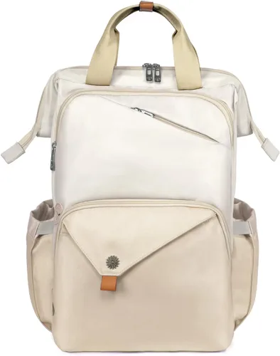 Miniatura 19 de Hap Tim - Mochila para Laptop, Mochila de Viaje para Mujer, Mochila de Trabajo, Verde Negro, Grande, Mochilas de viaje