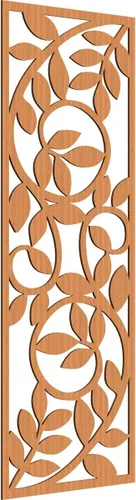 Miniatura 143 de 9 3/8"W x 24 3/8"H x 1/4"T Utica Decorativo Fretwork Madera Paneles de Pared, Abedul