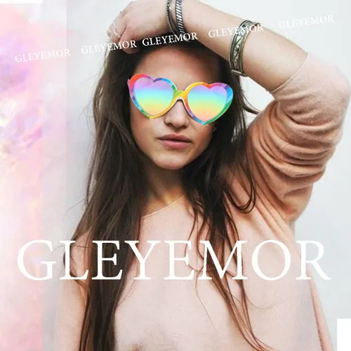 Miniatura 3 de Gleyemor Gafas de sol polarizadas en forma de corazón para mujer, gafas de moda, accesorios de moda