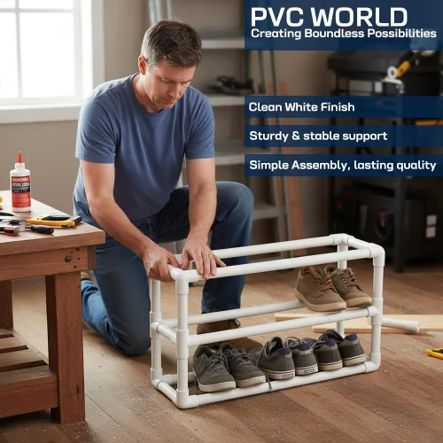 Miniatura 7 de Accesorios de PVC de 1 pulgada (paquete de 10) de 3 vías (paquete de 10) para muebles, conector de codo de 1 pulgada, resistente para muebles