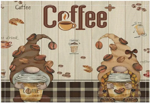 Miniatura 19 de Juego de 4 manteles individuales con estampado de cocina de chef, restaurante, cocina, acuarela, manteles individuales de tela lavable para mesa