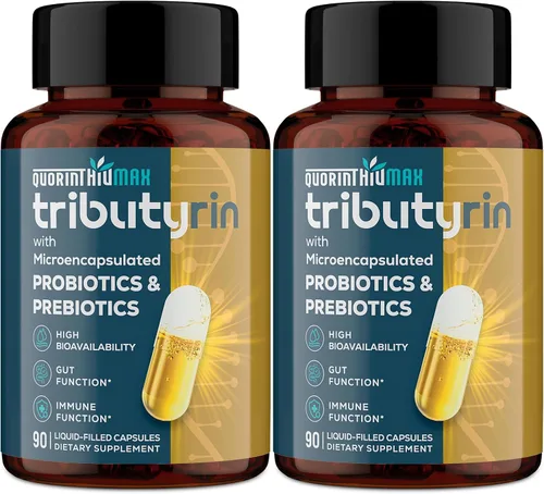Miniatura 7 de Suplemento de tributirina para intestino e inmune de 800 mg Alta biodisponibilidad con probióticos y prebióticos microencapsulados - Complejo