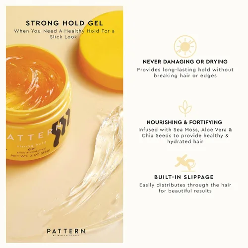 Miniatura 2 de PATTERN Beauty de Tracee Ellis Ross Mini Gel de Agarre Fuerte para el Cabello 85 g / 3 oz