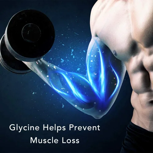 Miniatura 4 de Polvo de glicina (2 libras) – Promueve el sueño reparador, la energía muscular y la fuerza, apoyo de memoria y cognición (bolsa resellable)