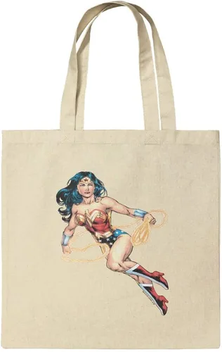 Miniatura 5 de GRAPHICS & MORE Bolso de mano reutilizable de viaje con personaje de Wonder Woman