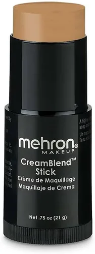 Miniatura 45 de Mehron Makeup CreamBlend Stick Base para rostro y cuerpo Barra de maquillaje profesional de cobertura completa 0.75 oz (21 g) (Dark 4)