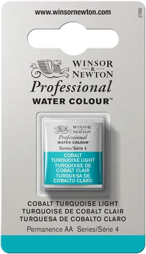 Winsor & Newton - Pintura para acuarela profesional Luz turquesa cobalto