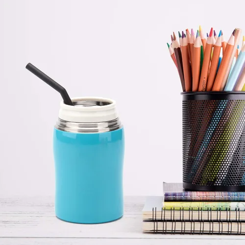 Miniatura 5 de Pajitas de silicona transparente reutilizables para niños pequeños y niños – 12 popotes flexibles para bebidas cortas de 6.6 pulgadas para vasos