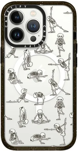 Miniatura 319 de Funda Impact de CASETiFY para iPhone 13 Pro Max con Magsafe - Estuche Claro Cuento de Invierno - Claro Negro Estuche transparente Winter Tale