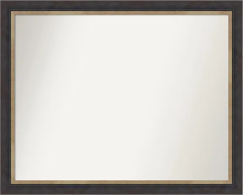 Miniatura 250 de Amanti Art Espejo personalizado, espejo de baño negro Astor, espejo de pared o espejo de tocador de baño sobre el fregadero (25 x 25 pulgadas)