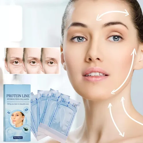 Miniatura 3 de Hilos de proteína soluble coreana, hilos de proteína para el cuidado facial en el hogar, hilo de colágeno soluble para rutina de cuidado de la piel