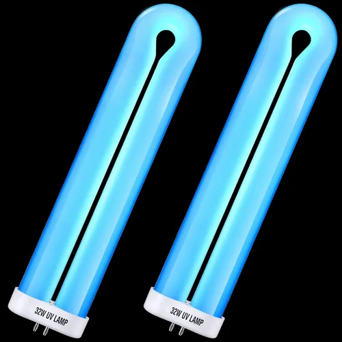 Paquete de 2 bombillas de repuesto compatibles con Flowtron BK-40D, compatible con BF190 FUL32T8/BL, 32W UV-A 365-368nm, lámpara de repuesto de 2
