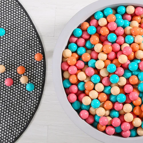 Miniatura 26 de GOGOSO Pelotas de Piscina de Pelotas para Niños Pequeños, Pelotas de Juego de Plástico para Bebés, Pelotas Suaves de Colores Pastel para Niños No