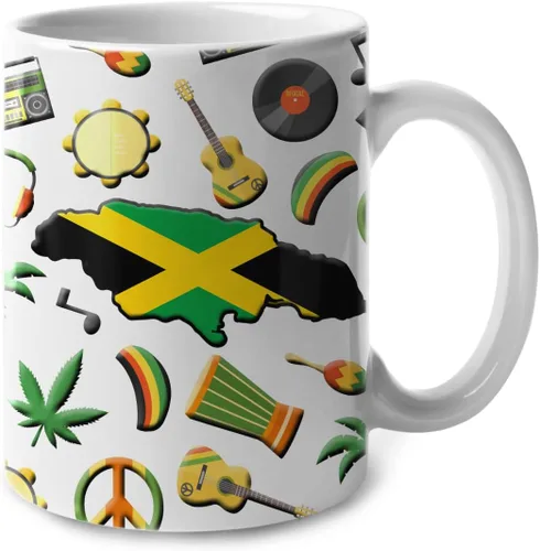 Miniatura 22 de Lotacy Taza de café con símbolos de Cuba con bandera de mapa, taza de cerámica de bandera cubana de 11 onzas, recuerdo de Cuba y regalos, idea