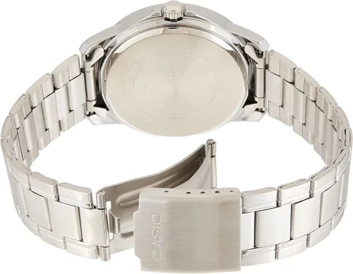 Miniatura 2 de Casio MTP-V004D-7B Reloj de acero inoxidable con esfera blanca, plateado, Casual