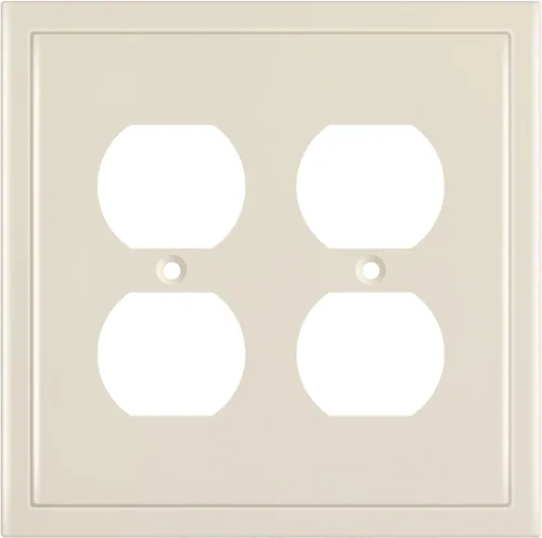 Miniatura 54 de Henne Bery Placa decorativa de pared con borde moderno, tapa de tomacorriente para cubrir enchufe, aleación de zinc maciza duradera