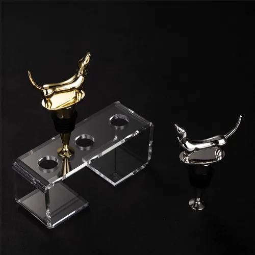 Miniatura 3 de Tapón decorativo para botella de vino de perro salchicha, tapón de vino para regalo, bonito tapón de vino, accesorios únicos para vino