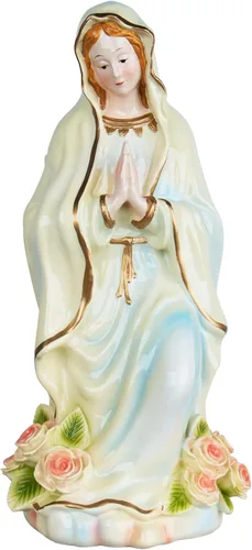 Miniatura 7 de Estatua de la Virgen María, 4.8 pulgadas, estatuas católicas de la Virgen Madre María, adecuadas para decoración religiosa y colección y uso