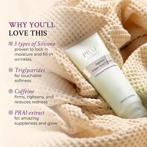 Miniatura 9 de PRAI Beauty Ageless Upper Arm Creme, Anti-Aging and Repairing Body Cream, Skin Firming and Tightening Lotion for Upper Arm, Firming Lotion for Loose