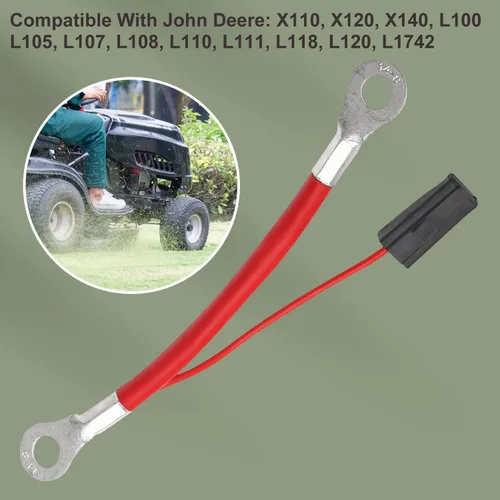 Miniatura 5 de GY20169 Cable de batería positivo compatible con John-Deere 102, 105, 115, 125, 135, L100, L110, L2048, LA130, tractores de césped para tractores