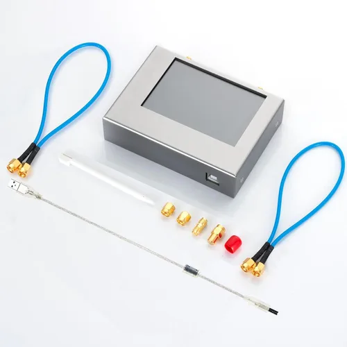 Miniatura 9 de AURSINC Analizador de red vectorial NanoVNA V2 Plus5 (V2 PLUS4 Pro) actualizado Analizador de antena de 50kHz-4.4GHz con analizador de antena